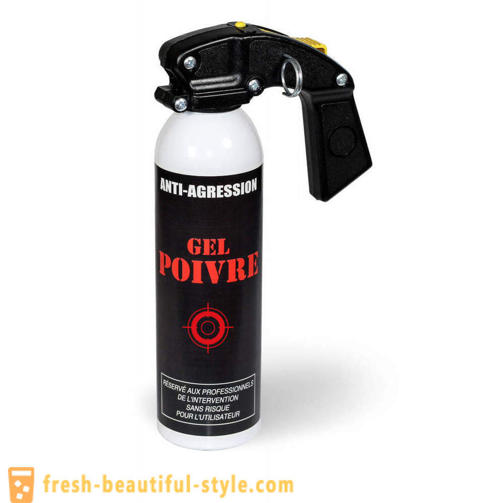 Gaas spray enesekaitseks: ülevaade parimaid mudeleid, Nõuandeid valimine, juhendamise, vastutuse