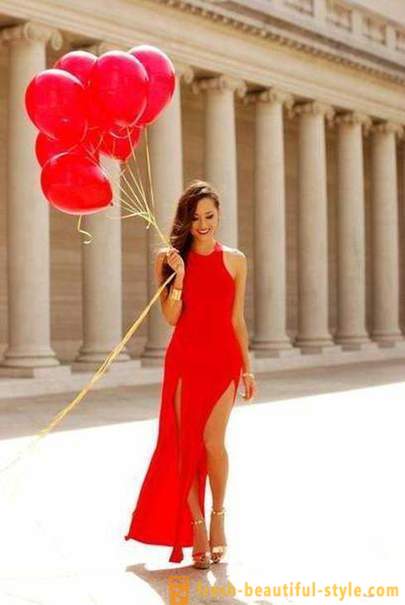 Must kleit punase: stiilid, mida kanda