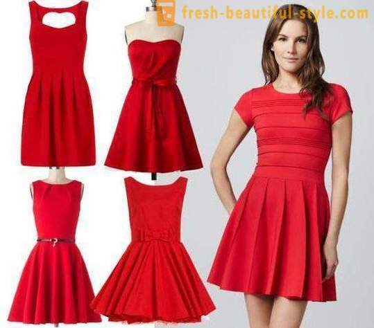 Red kokteili kleit: kuidas valida ja mida kanda