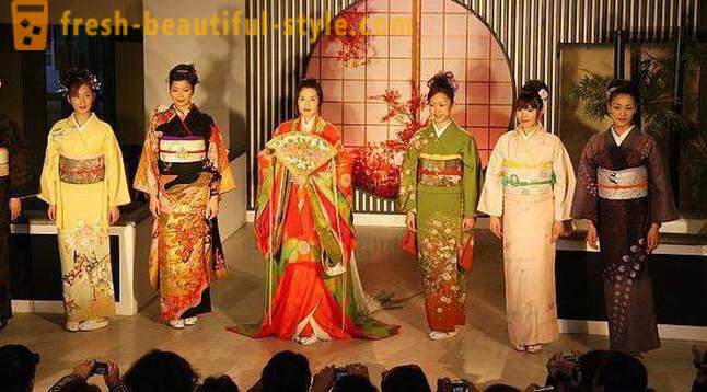 Kimono Jaapani ajalugu päritolu, omaduste ja traditsioonid