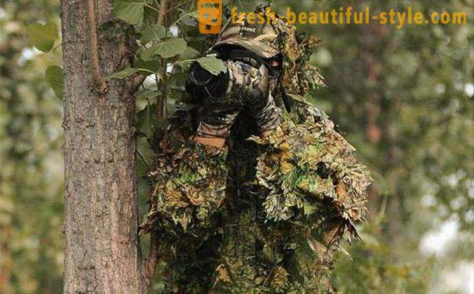 Camouflage ülikond - saladus edukas hunt