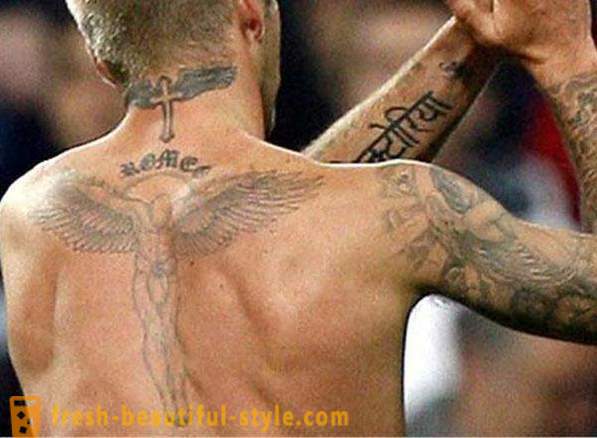40 tätoveering Beckham: nende tõlgendamise ja asukoht kehal