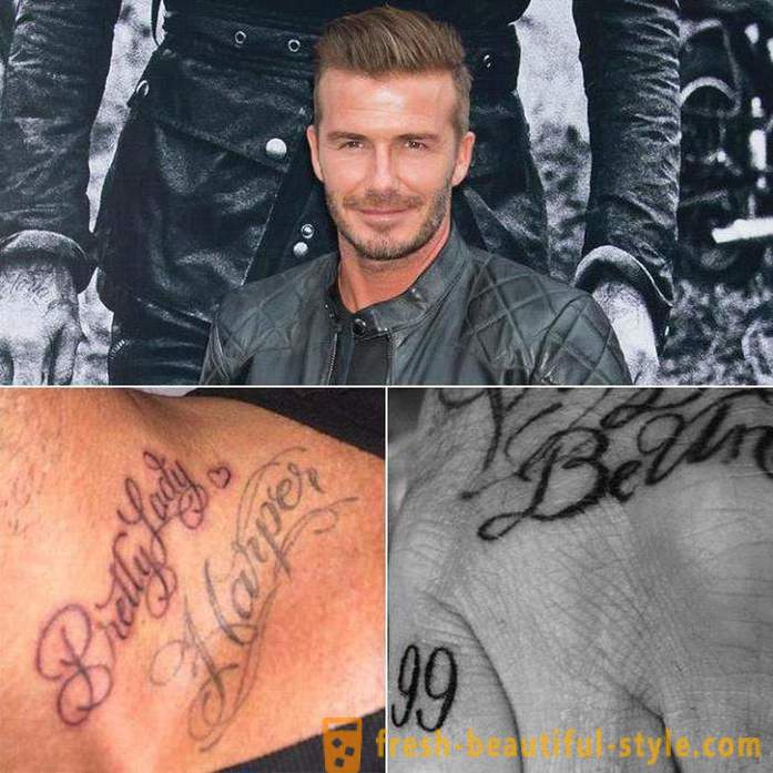 40 tätoveering Beckham: nende tõlgendamise ja asukoht kehal