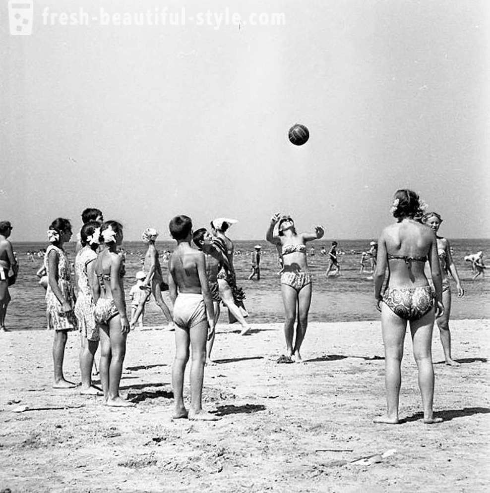Beach puhkus Nõukogude Liidu