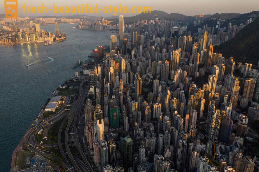 Hong Kong kõrghoone fotodel