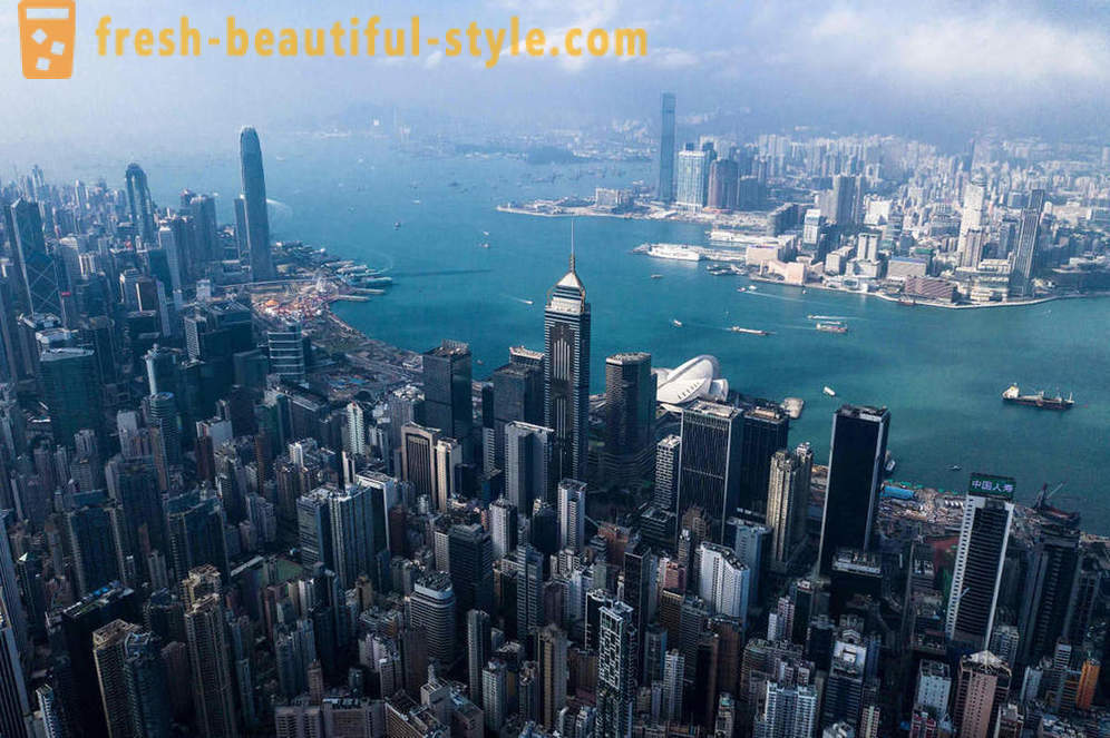 Hong Kong kõrghoone fotodel