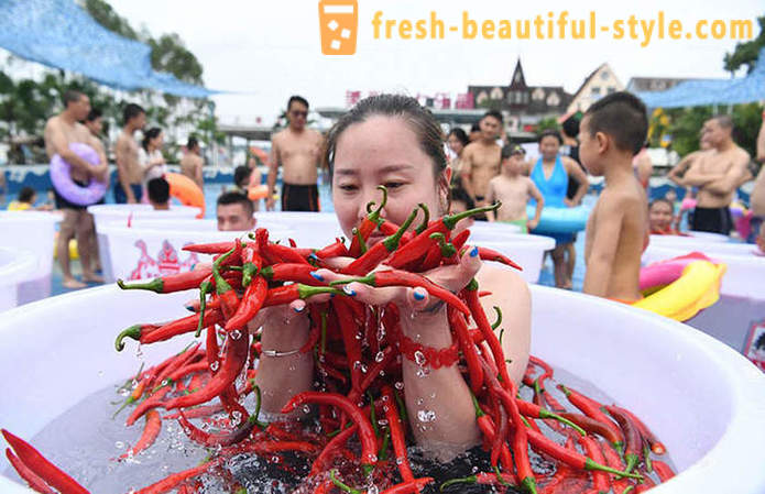 Ei nõrga südamega: Hiinas oli konkurentsi-söömine paprika kiirust