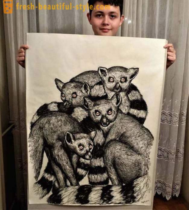Serbia teismeline juhib vapustavate portreede loomade abil pliiats või pastakas