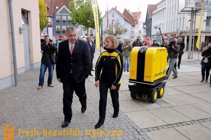 Saksamaal, oleme loonud robot-assistent postmen ja kullerite