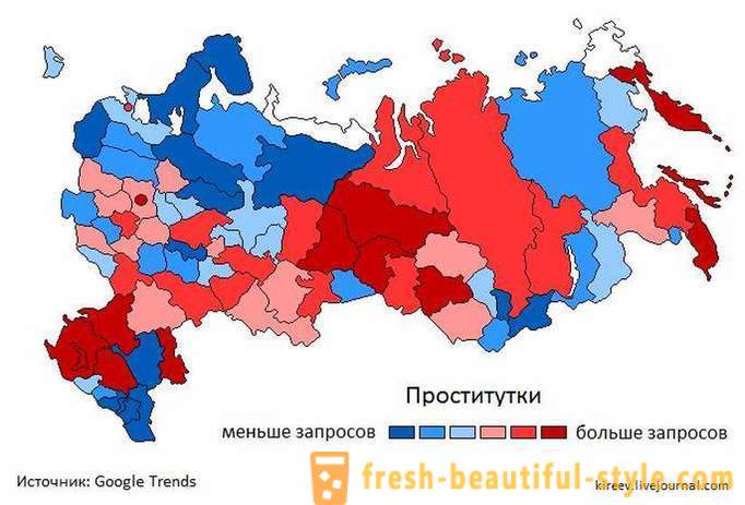 Geograafiline häbi ja häbi: kui Venemaa kõige Google 