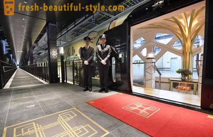 Shiki-Shima - unikaalne Jaapani luksus rongi