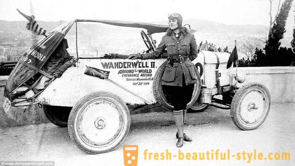 Indiana Jones seelik: esimene naine sõita umbes 80 riikides 1920. aastal