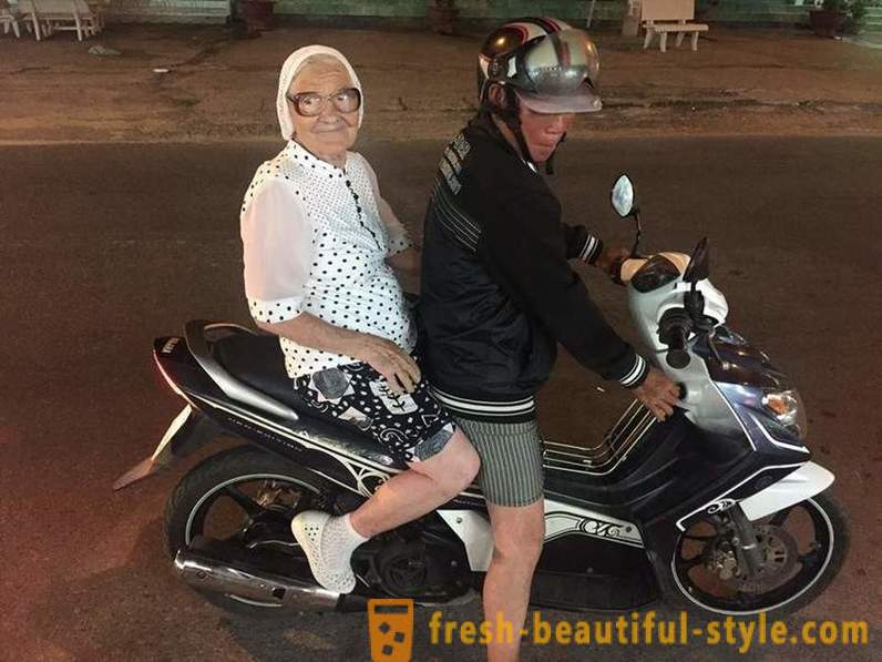 89-aastane elanik Krasnojarsk, reisivad maailmas tema pensionile