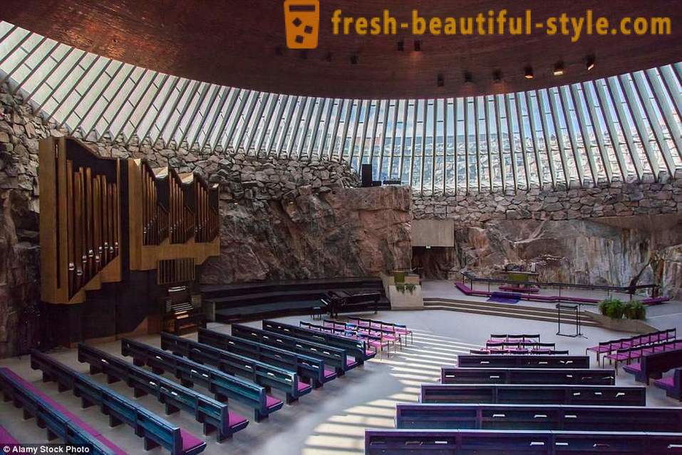 Alates underground kabelid futuristliku katedraalid: 15 kõige ebatavaline kirikuid maailmas
