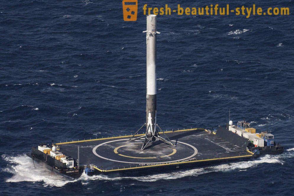 Falcon-9 lendu ja maandumist
