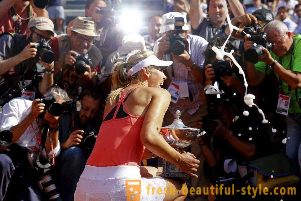 Kahetsusväärne viga Maria Sharapova, tema taandumas karjääri