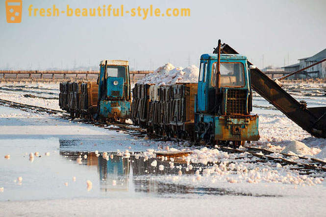 Soola kaevandamine elavad Krimmis