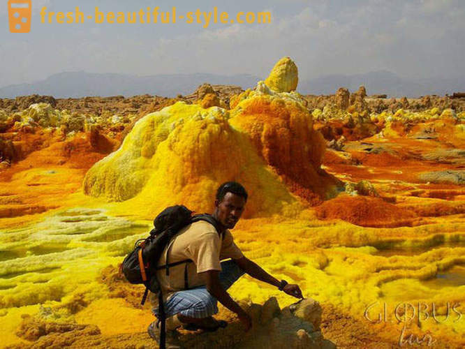 Dallol vulkaan Etioopia