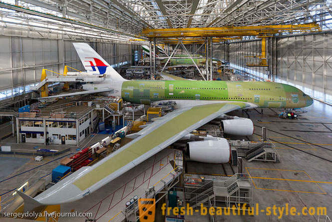 Kuidas ehitada A380 ja kuidas nad välja sees