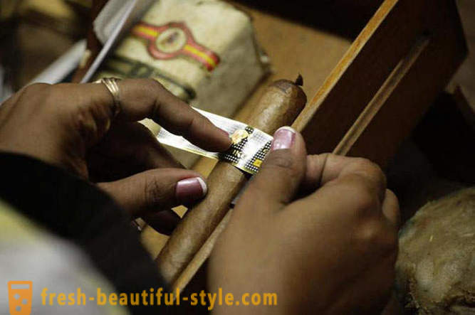 Loomise protsessi parima Kuuba sigarid