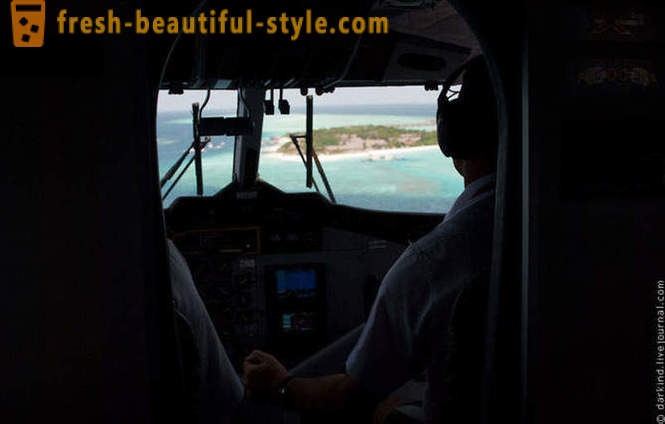 Flying üle Maldiivid Lennusadamas