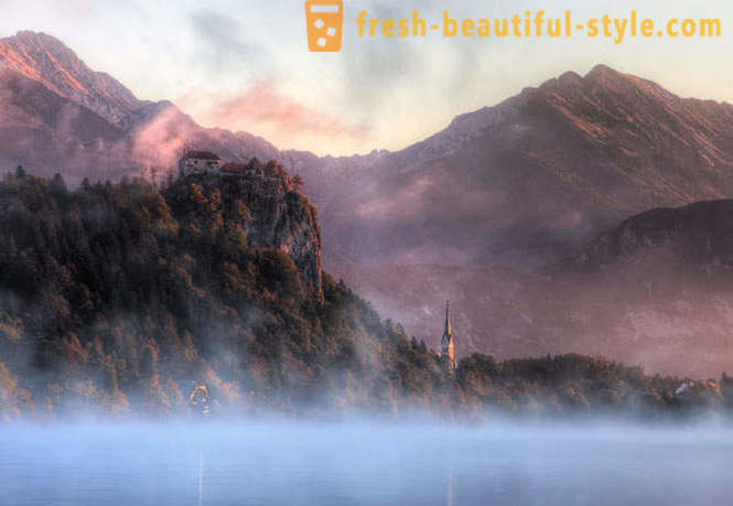 Bledi järv, kaetud legendid