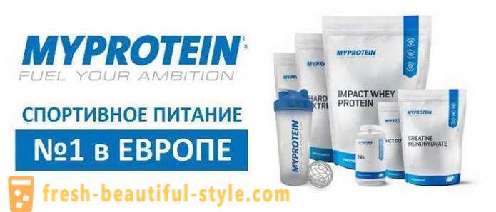 Myprotein: ülevaated sport toitumine