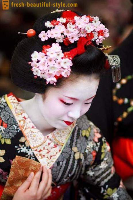 Jaapani Soengud tüdrukud. Traditsiooniline Jaapani soeng