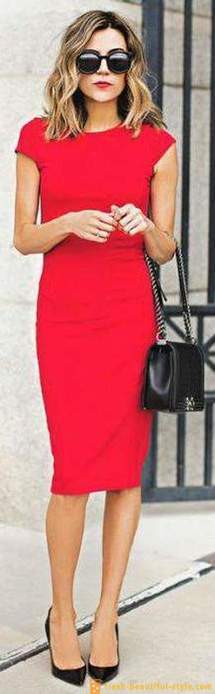 Red dress puhul: parim kombinatsioon, eriti valiku- ja soovitus