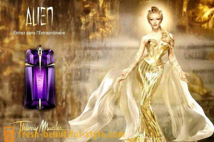 Perfume Thierry Mugler Alien: kirjeldus, ülevaateid