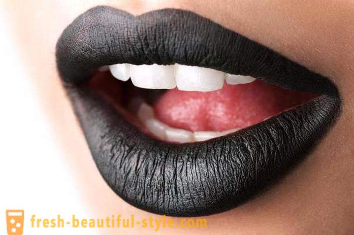 Must huulepulk - kaasaegne ilu suundumust fashionistas