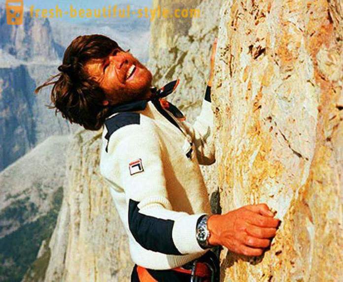 Mägi legend Reinhold Messner: elulugu