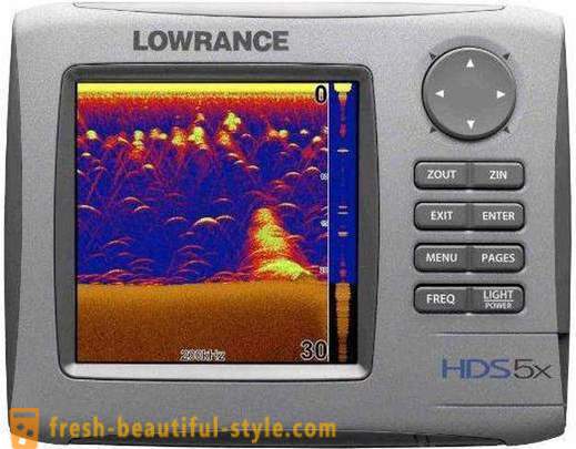 Lowrance Fish Finder, arvustused mudelid ülevaateid. Lowrance sonar sensor