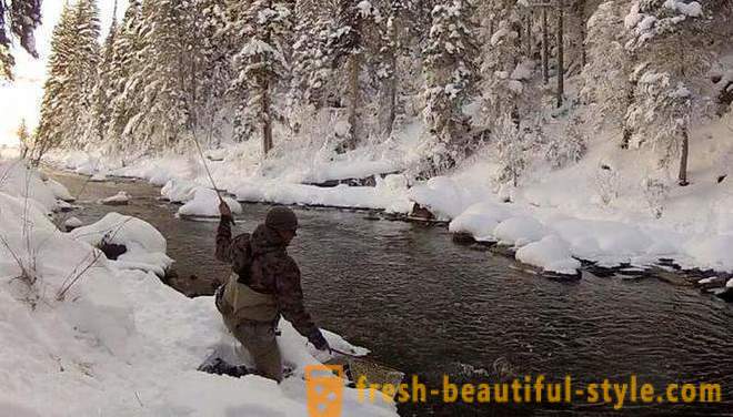 Winter kalapüügi Obi jõe Barnaul