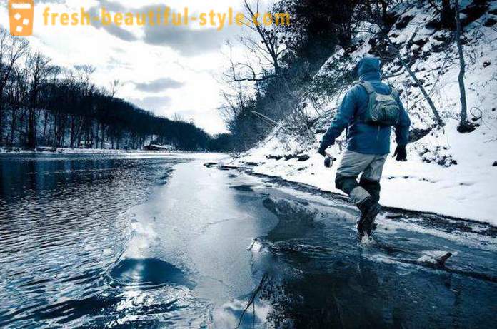 Winter kalapüügi Obi jõe Barnaul