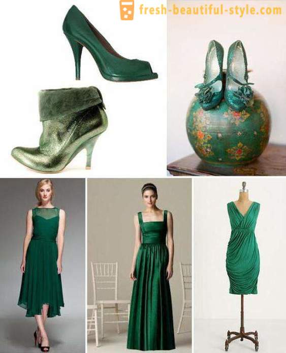 Alates mida kanda smaragd kleit? Meik, maniküür, kleit kingad smaragd