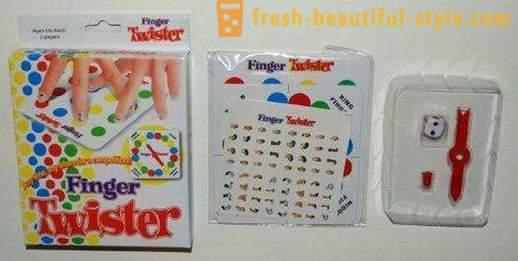 Meelelahutus lastele ja täiskasvanutele - Finger Twister. mängureegleid
