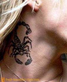 Tattoo tema kaela: väärtused erinevad mustrid
