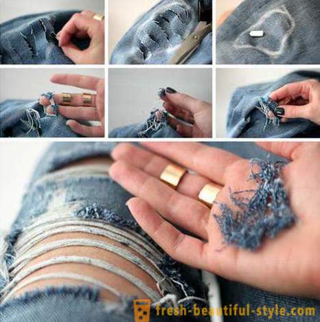 Fashion Tips: Kuidas teha augud ja marrastused tema teksad?