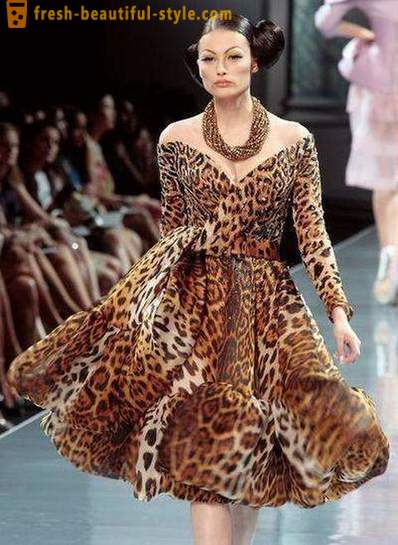 Leopard kleit: mida kanda ja kuidas kanda?